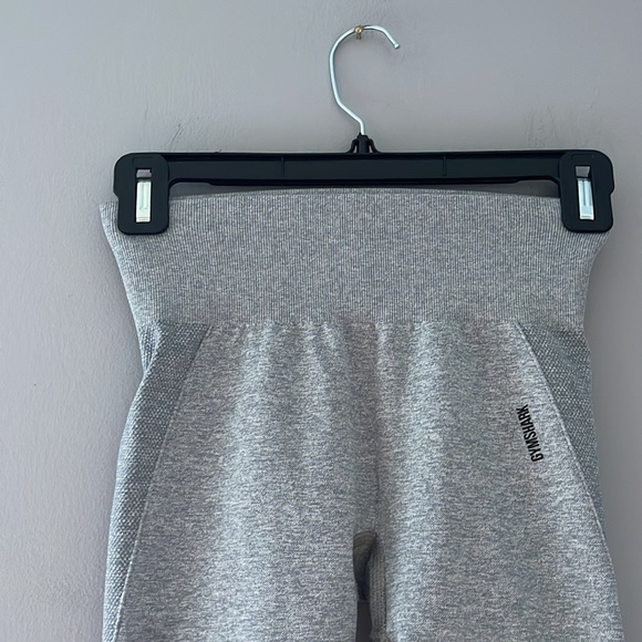 Gymshark Grey & Black Leggings Size XS - Picture 4 of 7